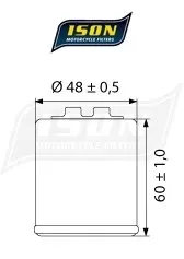 ison-filtr-oleju-ison183-numer-katalogowy-czesci-ison-183