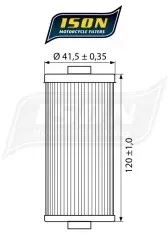 ison-filtr-oleju-ison161-numer-katalogowy-czesci-ison-161