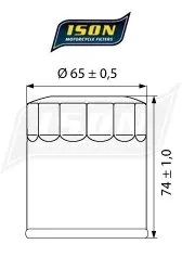 ison-filtr-oleju-ison156-numer-katalogowy-czesci-ison-156