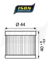 ison-filtr-oleju-ison131-numer-katalogowy-czesci-ison-131