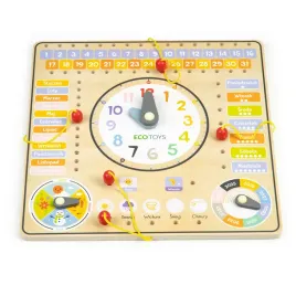 drewniana-tablica-manipulacyjna-kalendarz-zegar-ecotoys