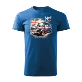 koszulka-z-samochodem-mini-morris-mini-cooper-kolekcjonerska-meska-niebiesk