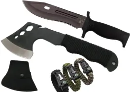 zestaw-survivalowy-noz-topor-krzesiwo-karta
