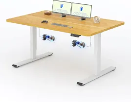 biurko-elektryczne-flexispot-qb2-140x70-cm-klon-podwojny-silnik-120-kg