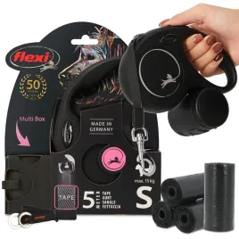 smycz-automatyczna-tasma-psa-s-15kg-5m-dozownik-multi-box-80x-worki-odchody