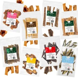 przysmak-dla-psa-zestaw-startowy-suszone-naturalne-przysmaki-dla-psow8x100g