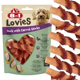 8in1-lovies-przysmak-dla-psa-paleczki-piers-z-kaczki-i-marchewka-80g