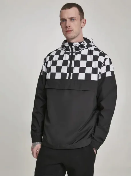 kurtka-wiatrowka-tb2749-check-pull-over-black-zapiecie-zamek