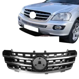 grill-mercedes-m-class-w164-05-08-black-chrome