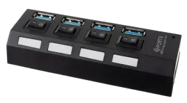 hub-usb-3-0-czarny-4-porty-iuh3fb-4x-usb-3-0