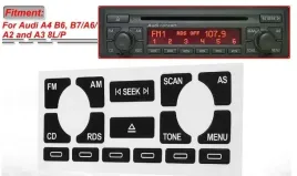 naklejki-radio-naprawy-przyciski-a4-b6-b7-a6-a3-a2