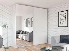 szafa-przesuwna-rodos-225-dwudrzwiowa-lustro-polki-drazki-biala