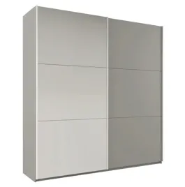 szafa-przesuwna-rodos-225-dwudrzwiowa-lustro-polki-drazki-szara