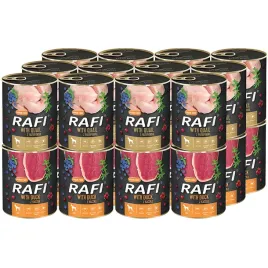 mokra-karma-dla-psa-rafi-mix-kaczka-przepiorka-24-x-800-g