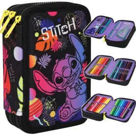 coolpack-piornik-trzykomorowy-wyposazeniem-jumper3-disney-black-stitch