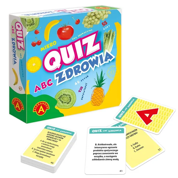 Alexander Kieszonkowa Edukacyjna Gra Quiz ABC Zdrowia 28676