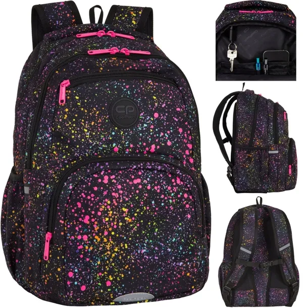 Coolpack Plecak Dwukomorowy Młodzieżowy Pick Galactica F099899