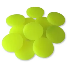 scrapki-akrylowe-kola-neonowe-zielone-25-mm-10-szt
