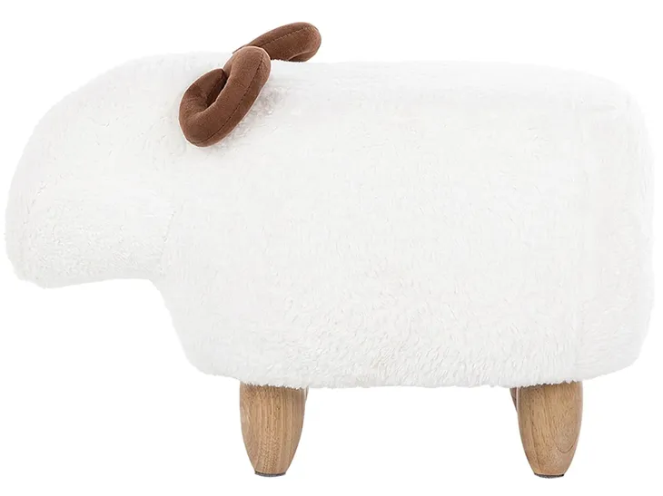 pufa-zwierzak-biala-lamb-stan-nowy