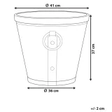 doniczka-41-cm-szara-vari-stan-nowy
