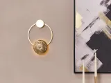 lampa-scienna-led-metalowa-zlota-ponuga-stan-nowy
