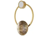 lampa-scienna-led-metalowa-zlota-ponuga-stan-nowy