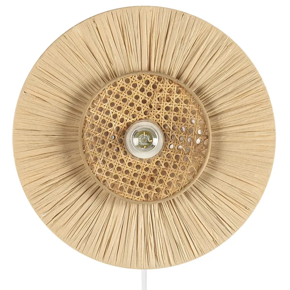 lampa-scienna-papierowa-40-cm-naturalna-yaapi-stan-nowy