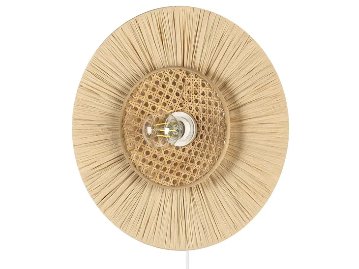 lampa-scienna-papierowa-40-cm-naturalna-yaapi-stan-nowy