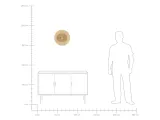 lampa-scienna-papierowa-40-cm-naturalna-yaapi-stan-nowy
