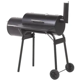 grill-weglowy-z-wedzarnia-czarny-katla