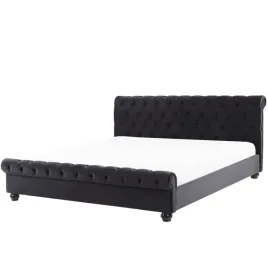 lozko-wodne-welurowe-180-x-200-cm-czarne-avallon