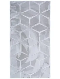 dywan-nowoczesny-chodnik-glamour-szary-miekki-cieply-wzor-3d-80x150cm
