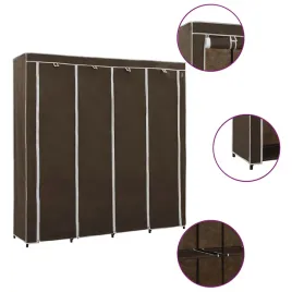 szafa-na-ubrania-z-4-przegrodami-175x45x170cm-brazowa
