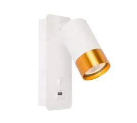 klemens-kinkiet-z-gniazdem-usb-1xgu10-bialy-zloty-do-czytania