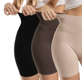kolarki-legginsy-damskie-wysoki-stan-prazkowane-zestaw-3-pak-moraj-l-xl