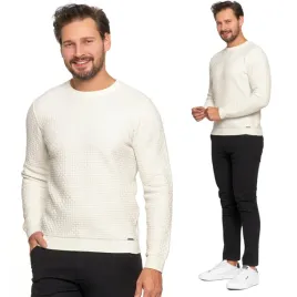 sweter-meski-bawelniany-tekstura-dekoracyjna-elegancki-bawelna-moraj-xl