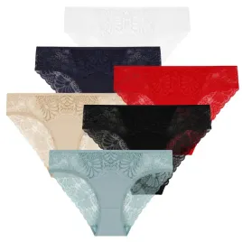 6x-figi-majtki-damskie-wykonczone-koronka-bikini-bawelniane-moraj-xl