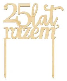 dekoracja-pik-topper-25-lat-razem-srebrne-gody