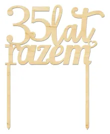 dekoracja-pik-topper-35-lat-razem-rocznica-slubu