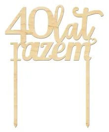 dekoracja-pik-topper-40-lat-razem-rocznica-slubu