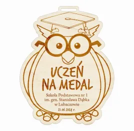 uczen-na-medal-prezent-upominek-koniec-roku-sowa
