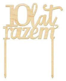 dekoracja-pik-topper-10-lat-razem-rocznica-slubu