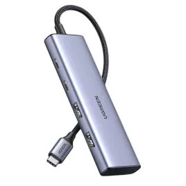 hub-adapter-portow-usb-c-2x-usb-a-2x-usb-c-20cm-szary
