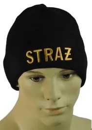czapka-zimowa-straz-z-polarem-zlota