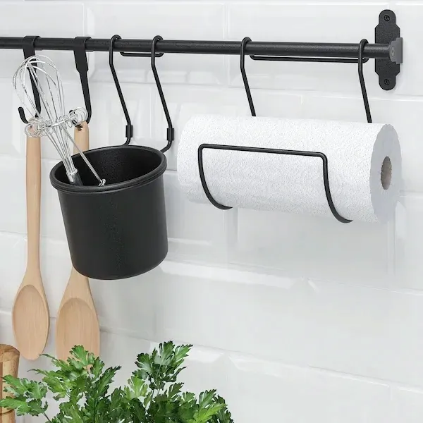 ikea-hultarp-szyna-czarny-60-cm