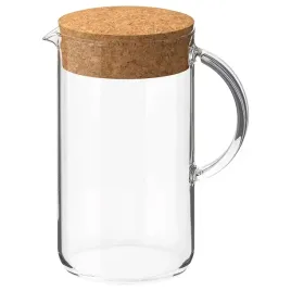 ikea-365-dzbanek-z-pokrywka-szklo-bezbarwne-korek-1-5-l