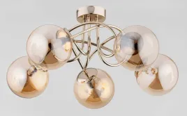 banko-lampa-sufitowa-5xe14-antyczne-zloto-63204-alfa