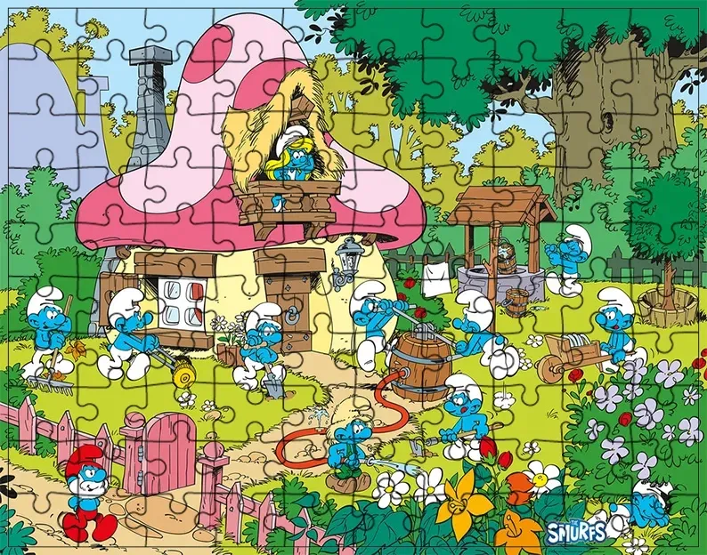 puzzle-smerfy-producent