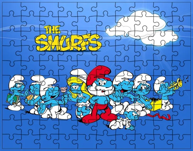 puzzle-smerfy-producent