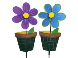 wiatrak-ogrodowy-kwiat-w-doniczce